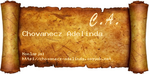 Chovanecz Adelinda névjegykártya